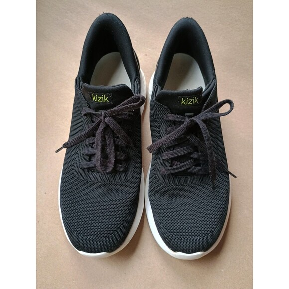 Kizik Athens Black Mens Athletic Sneaker Sz 12 Slip On Easy On Comfort - Picture 2 of 8